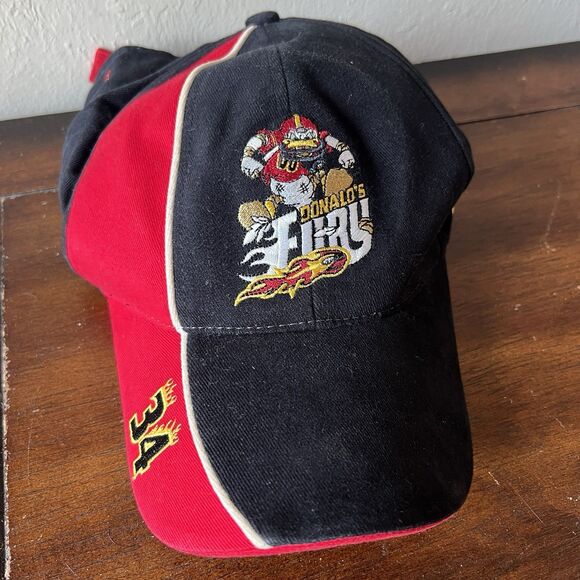 Vintage Donald Duck Donald's Fury Disney Racing Team Cap Hat Adult - Picture 2 of 10